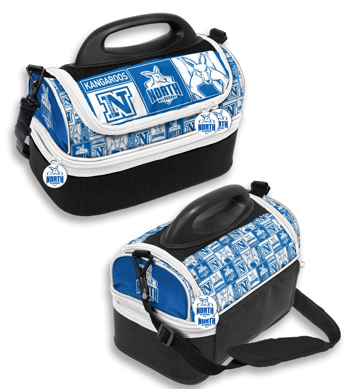 AFL North Melbourne Kangaroos Print Dome Cooler Bag - Insulated Lunch Box