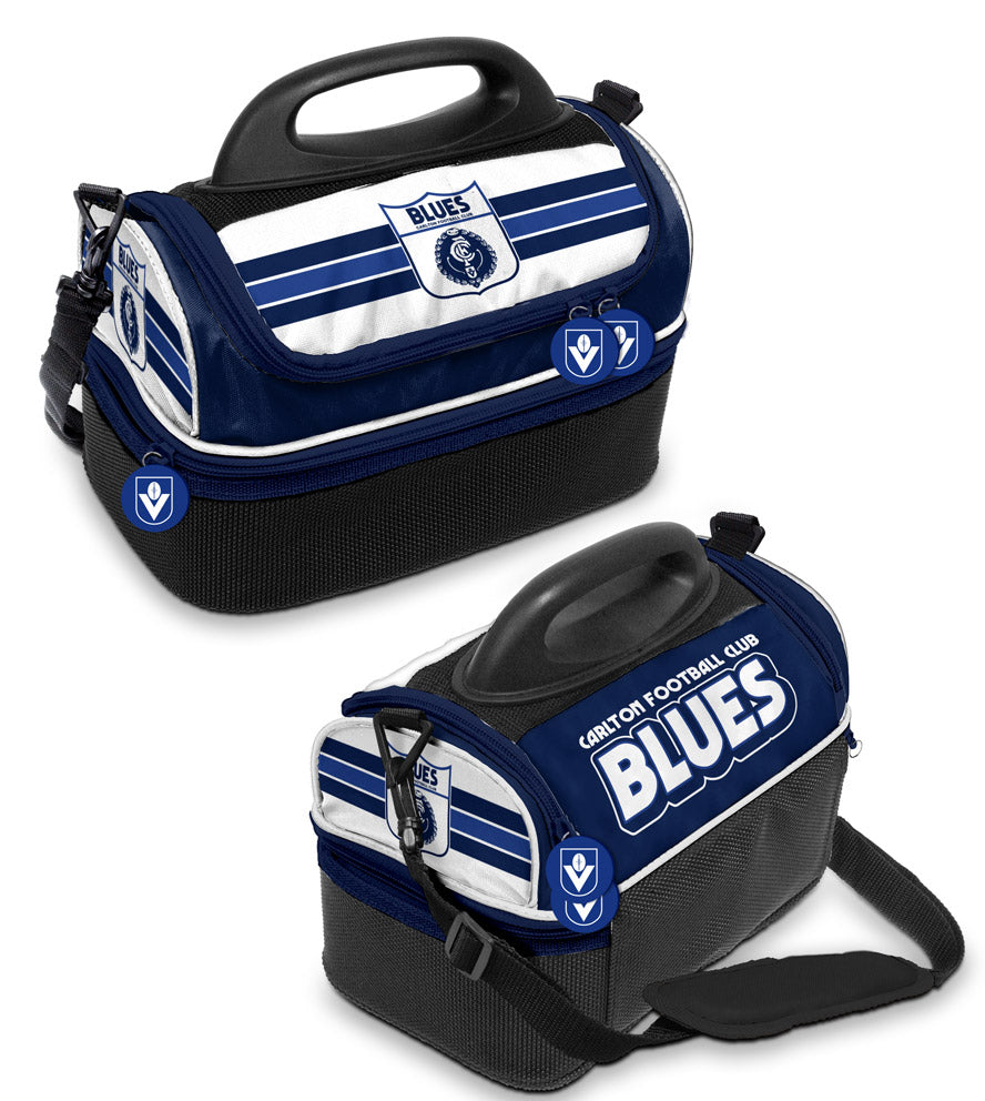 AFL Carlton Blues Retro Dome Cooler Bag - Insulated Lunch Box Work School