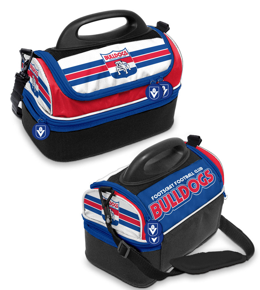 AFL Western Bulldogs Retro Dome Cooler Bag - Insulated Lunch Box Work School