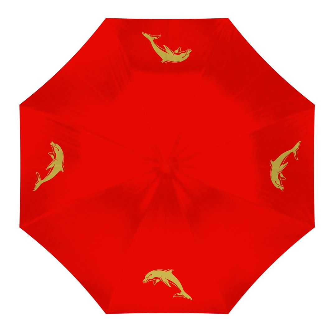 NRL Redcliffe Dolphins Compact Umbrella - Glovebox Suitable