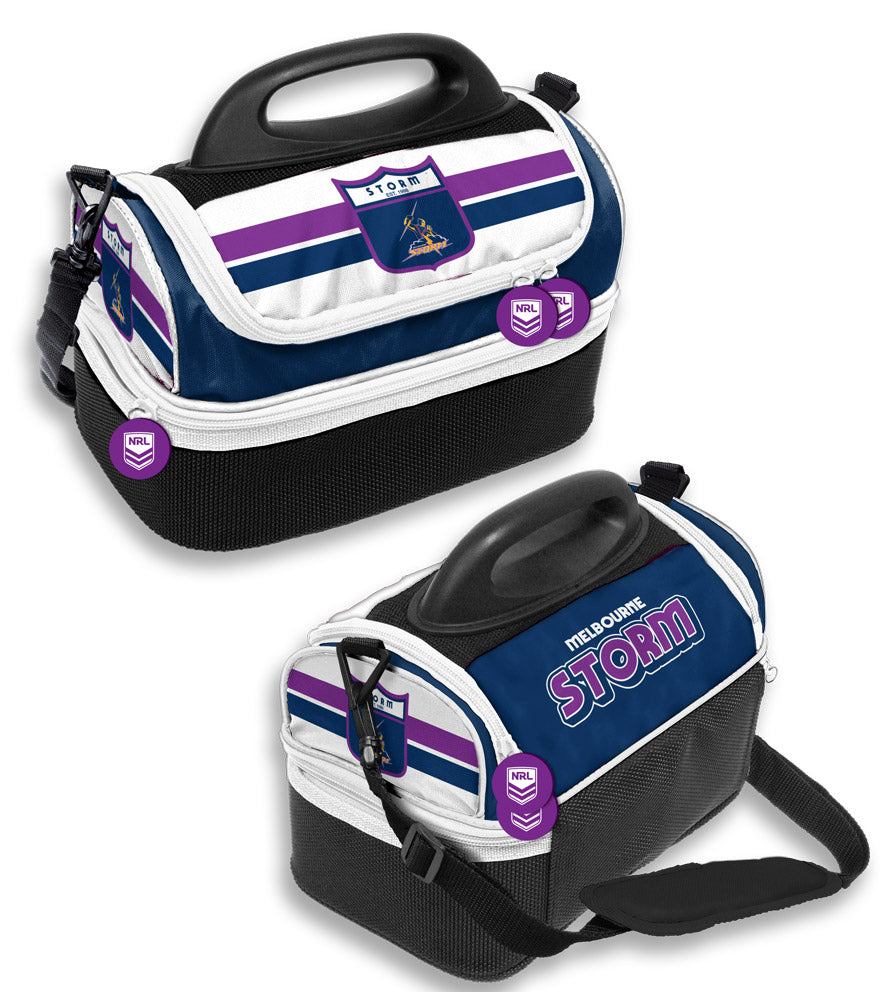 NRL Melbourne Storm Retro Dome Cooler Bag - Insulated Lunch Box Work School