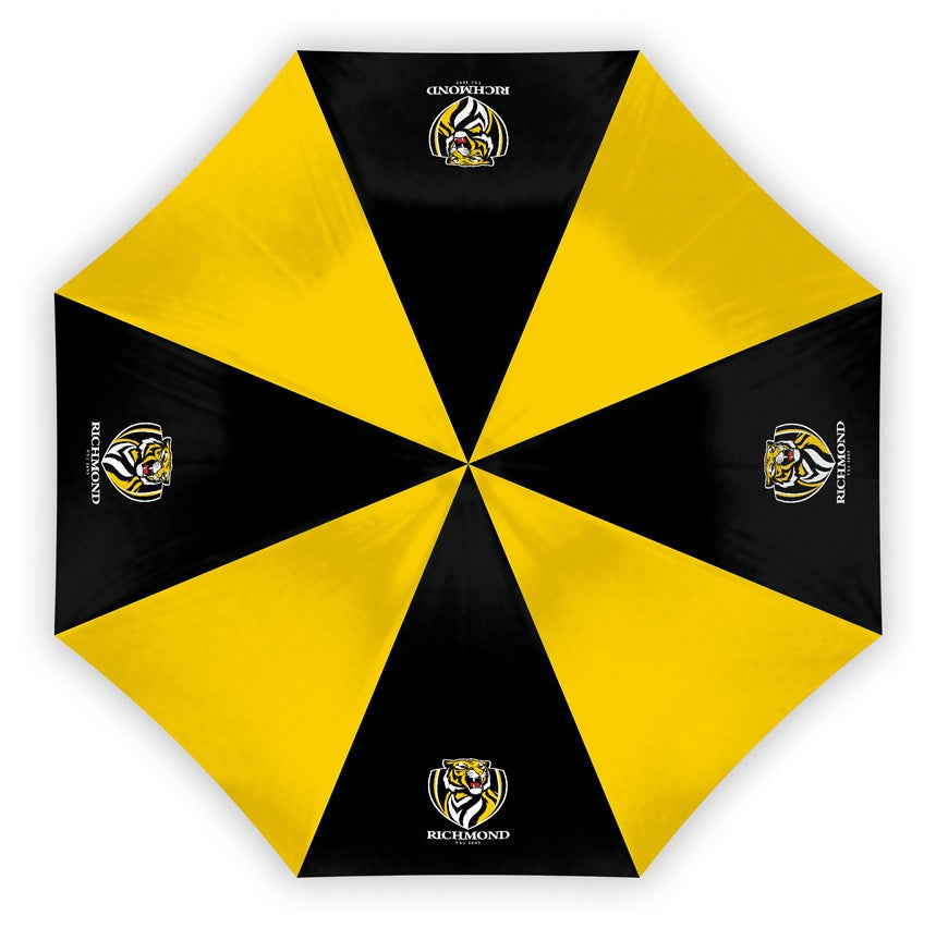 AFL Richmond Tigers Compact Umbrella - Glovebox Suitable