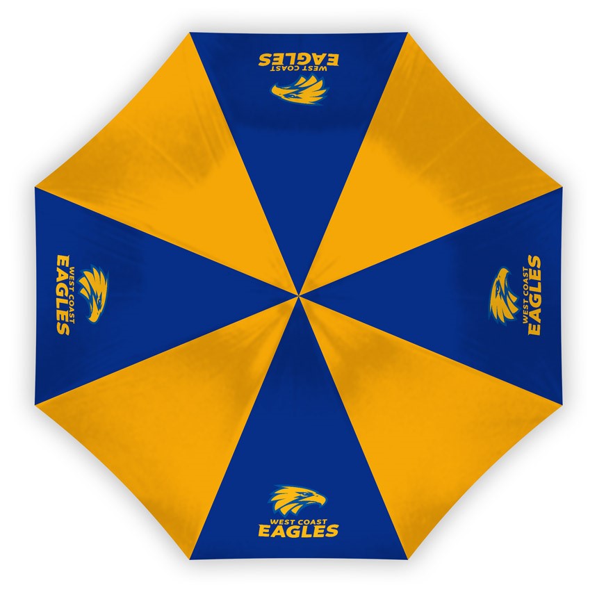 AFL West Coast Eagles Compact Umbrella - Glovebox Suitable