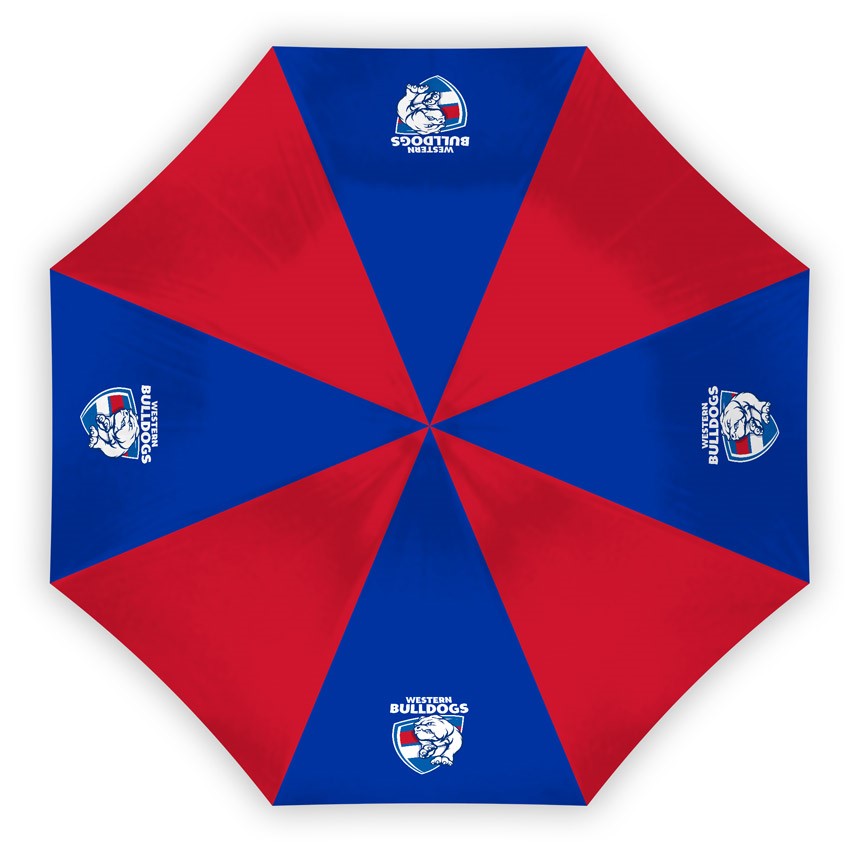 AFL Western Bulldogs Compact Umbrella - Glovebox Suitable