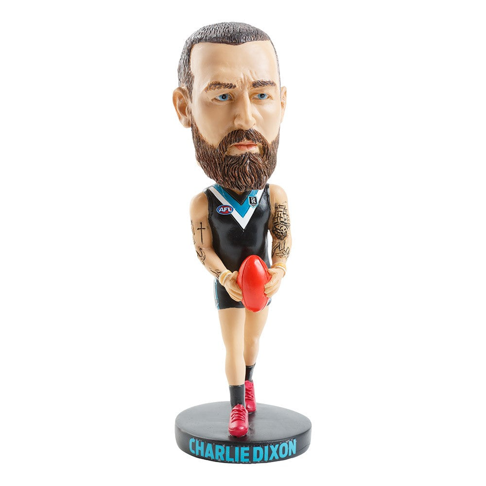 AFL Port Adelaide Power CHARLIE DIXON Bobblehead Collectable 18cm tall Statue