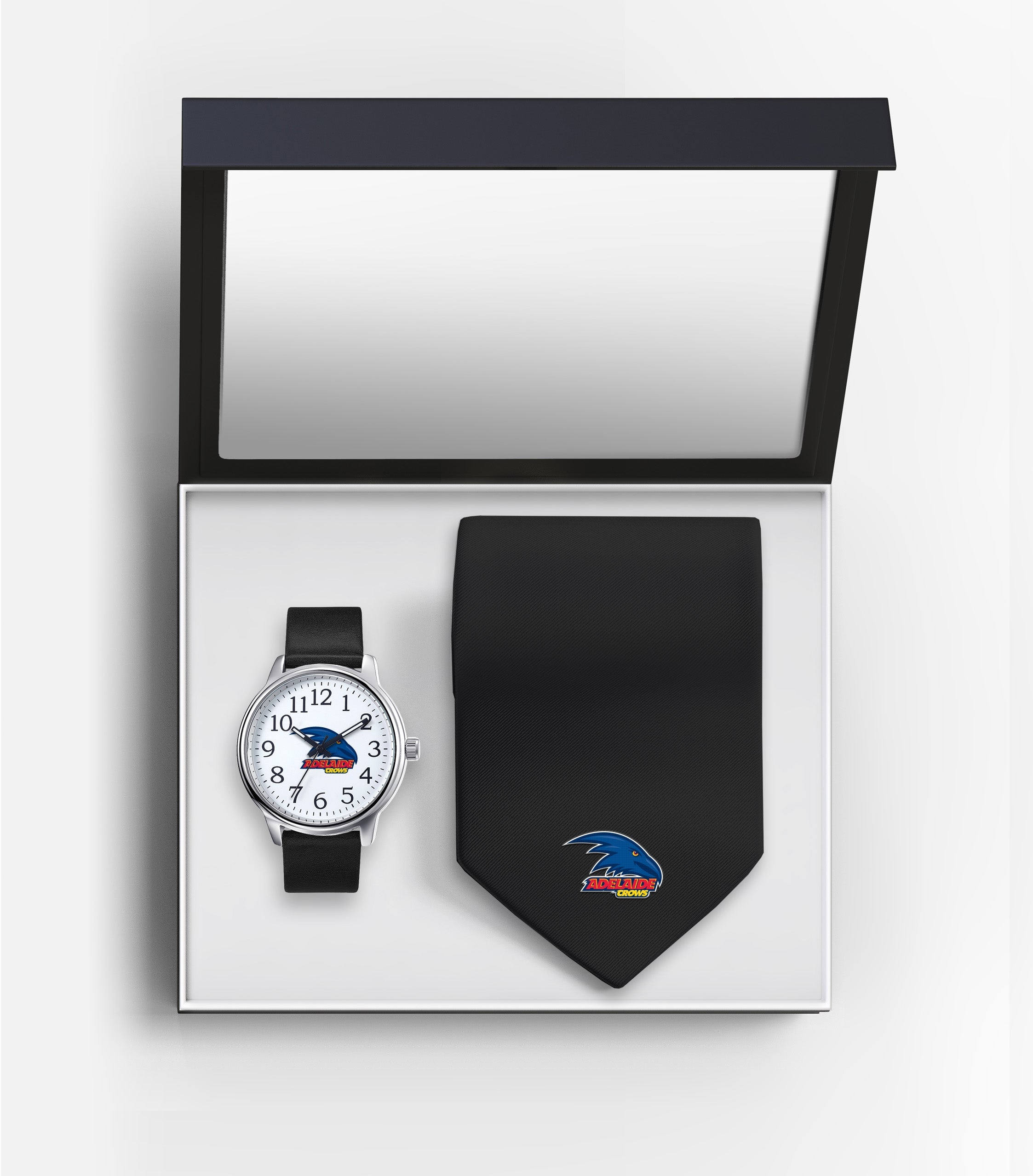 AFL Adelaide Crows Watch & Tie Gift Set