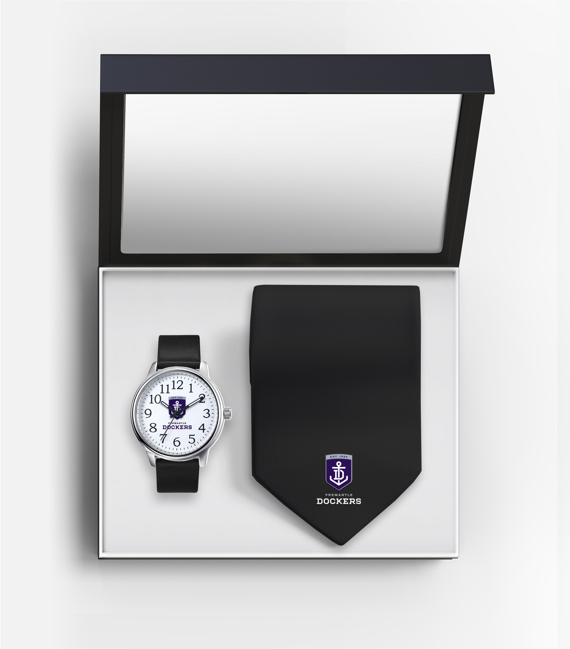 AFL Fremantle Dockers Watch & Tie Gift Set