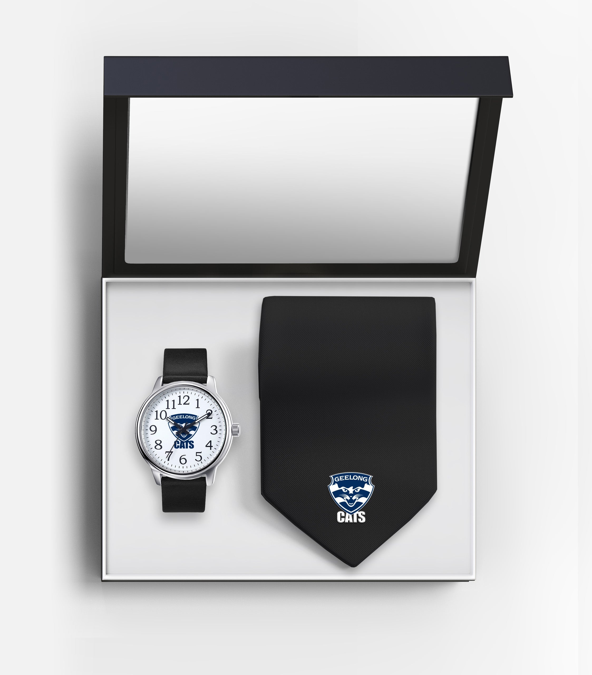AFL Geelong Cats Watch & Tie Gift Set
