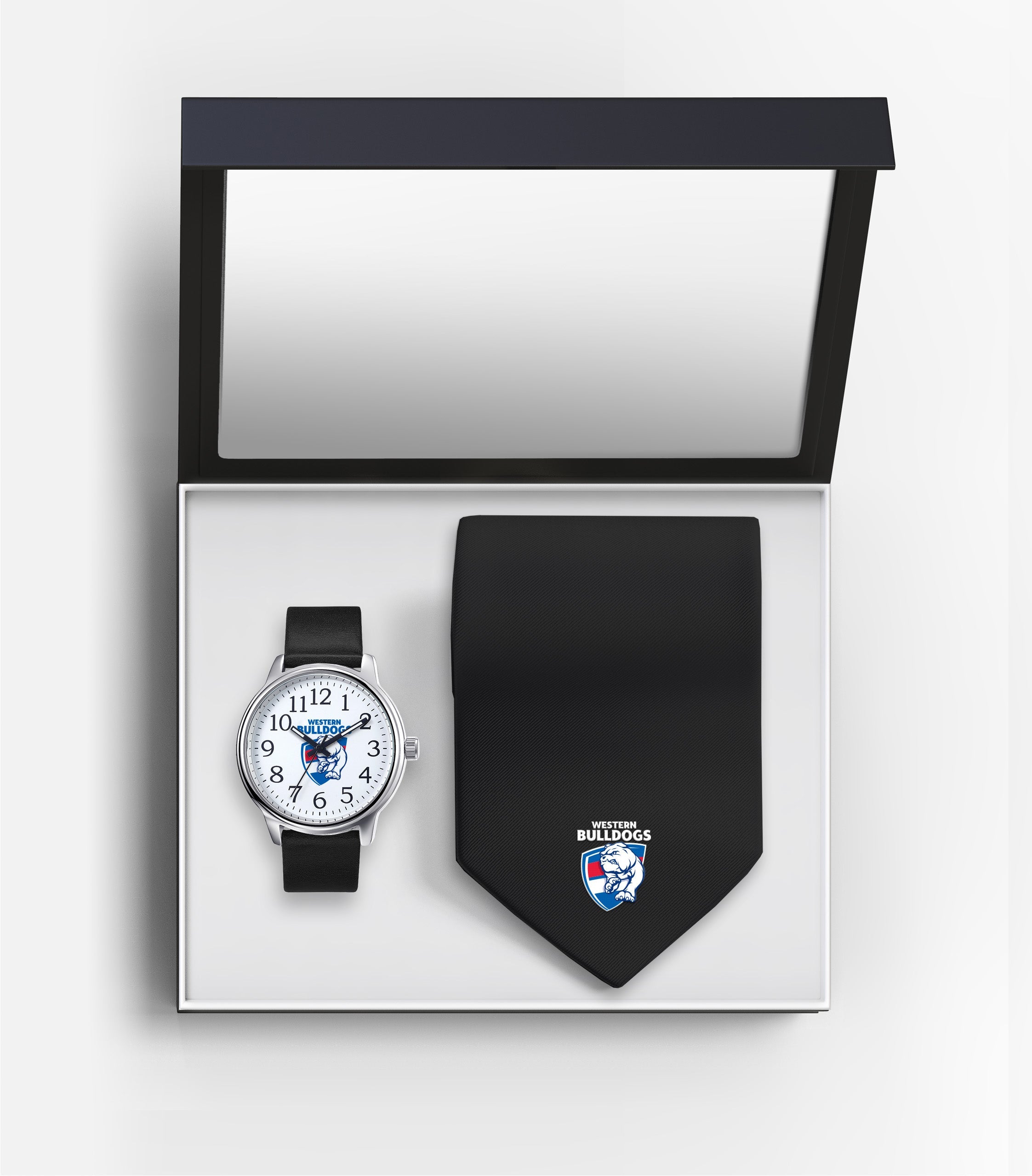 AFL Western Bulldogs Watch & Tie Gift Set