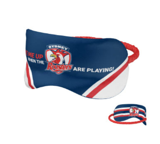 NRL Sydney Roosters Sleep Mask - Double Sided - Official NRL Product