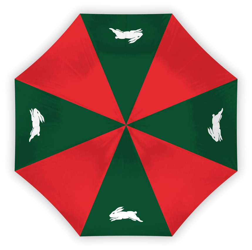 NRL South Sydney Rabbitohs Compact Umbrella - Glovebox Suitable