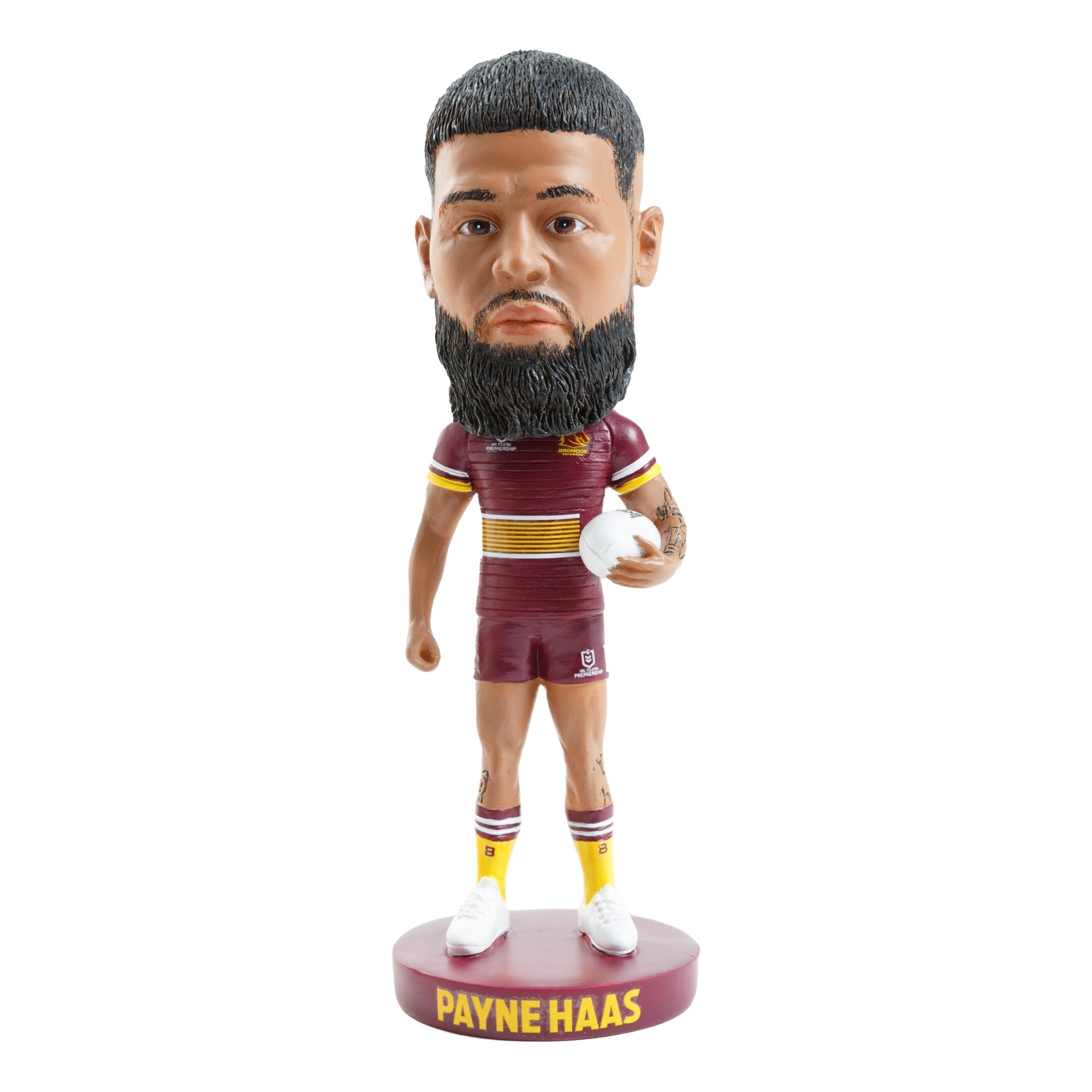 NRL Brisbane Broncos PAYNE HAAS Bobblehead Collectable 18cm tall Statue Gift