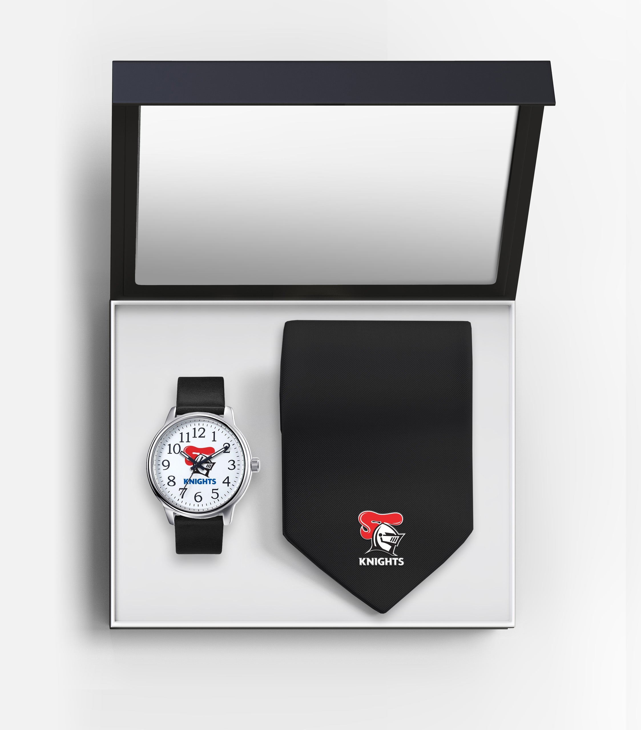 NRL Newcastle Knights Watch & Tie Gift Set