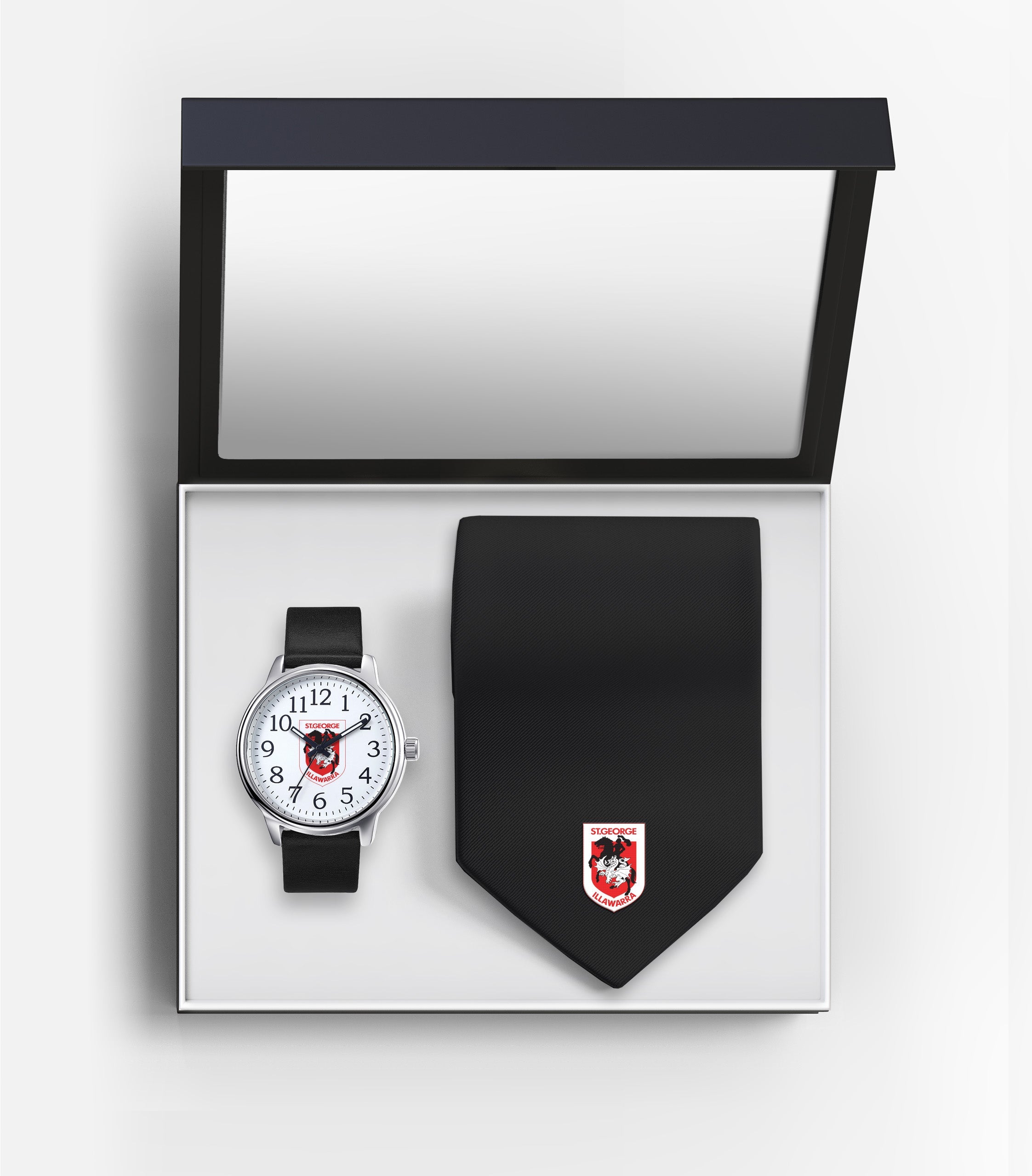 NRL St George Dragons Watch & Tie Gift Set