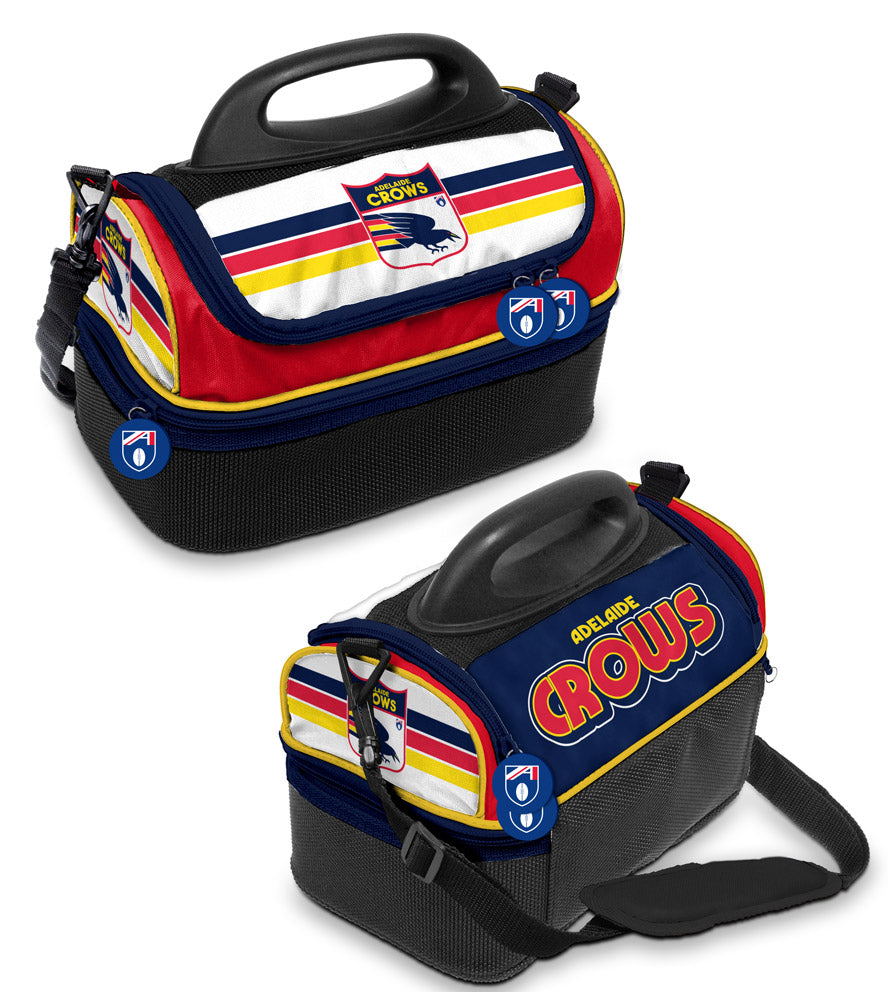 AFL Adelaide Crows Retro Dome Cooler Bag - Insulated Lunch Box Work School