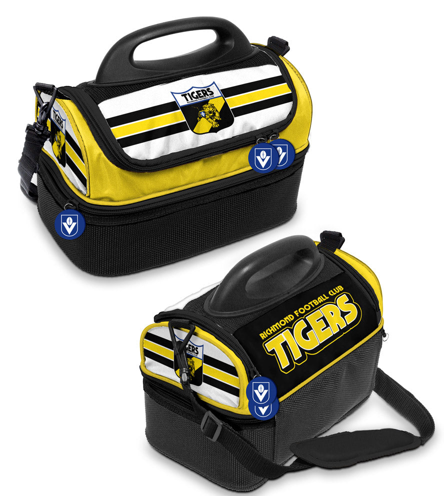 AFL Richmond Tigers Retro Dome Cooler Bag - Insulated Lunch Box Work School