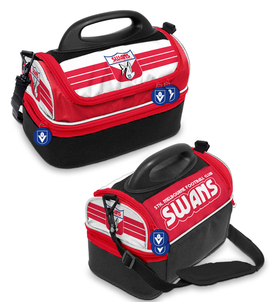 AFL Sydney Swans Retro Dome Cooler Bag - Insulated Lunch Box Work School