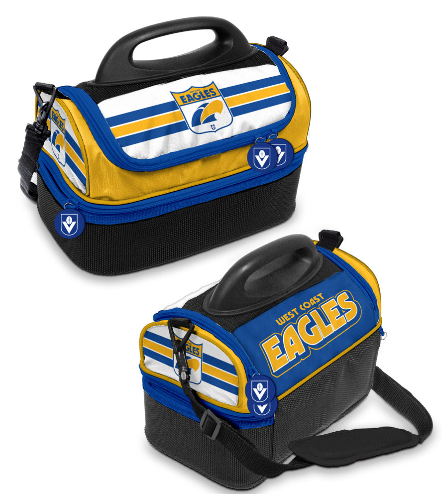 AFL West Coast Eagles Retro Dome Cooler Bag - Insulated Lunch Box Work School