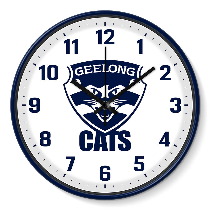 AFL Geelong Cats Wall Clock 30cm