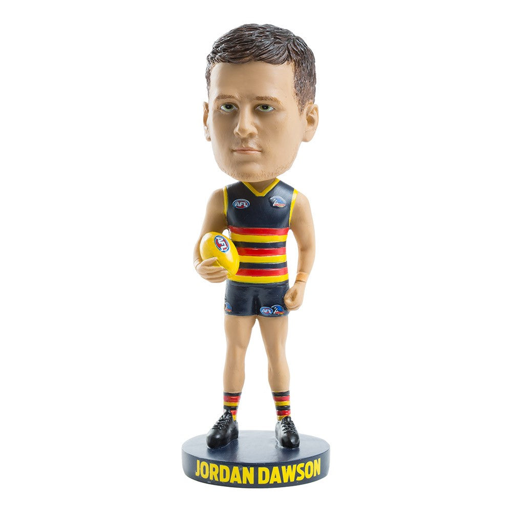 AFL Adelaide Crows JORDAN DAWSON Bobblehead Collectable 18cm tall