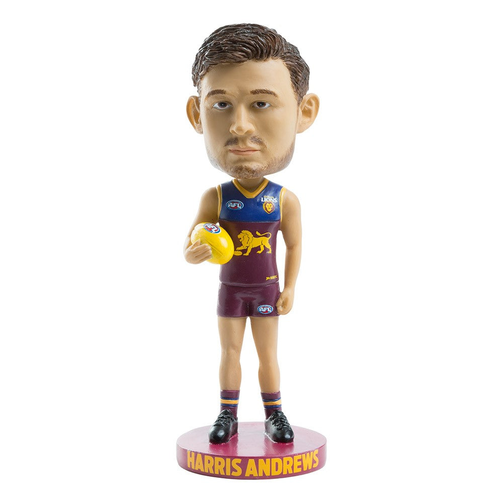 AFL Brisbane Lions HARRIS ANDREWS Bobblehead Collectable 18cm tall