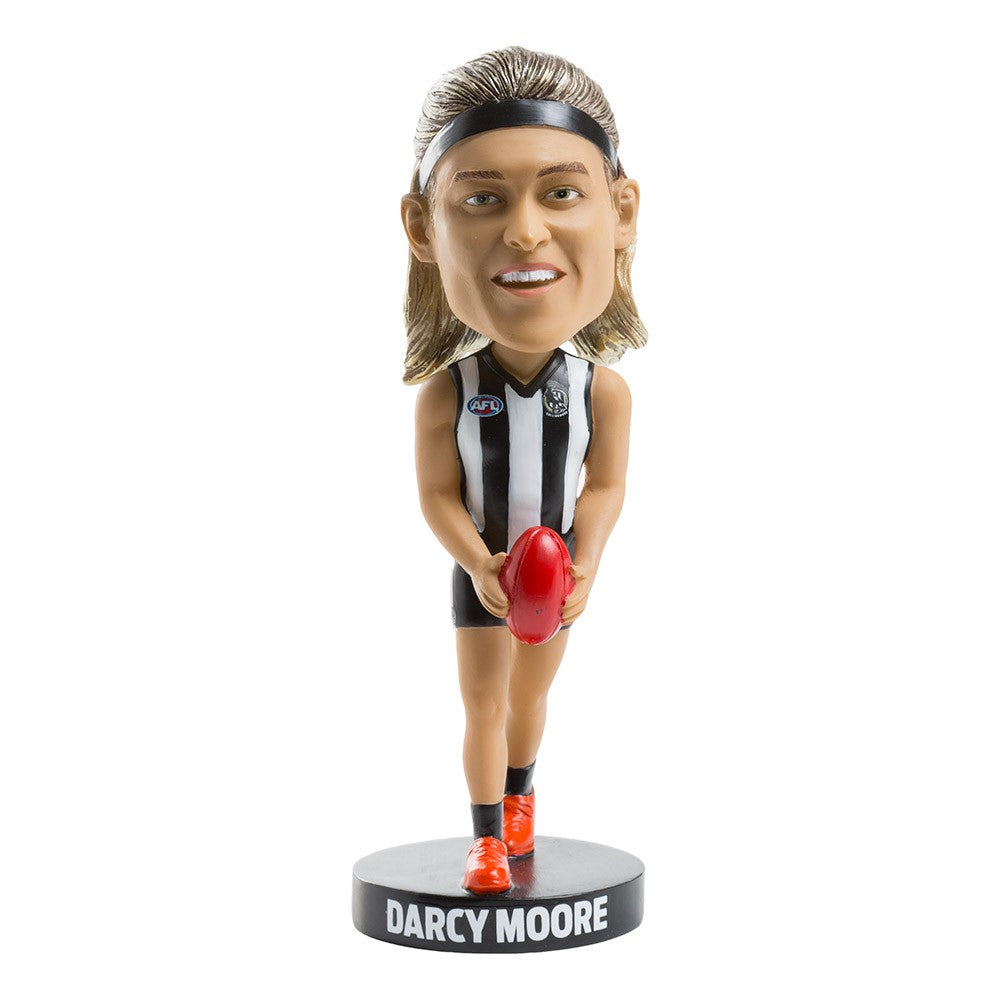 AFL Collingwood Magpies DARCY MOORE Bobblehead Collectable 18cm tall