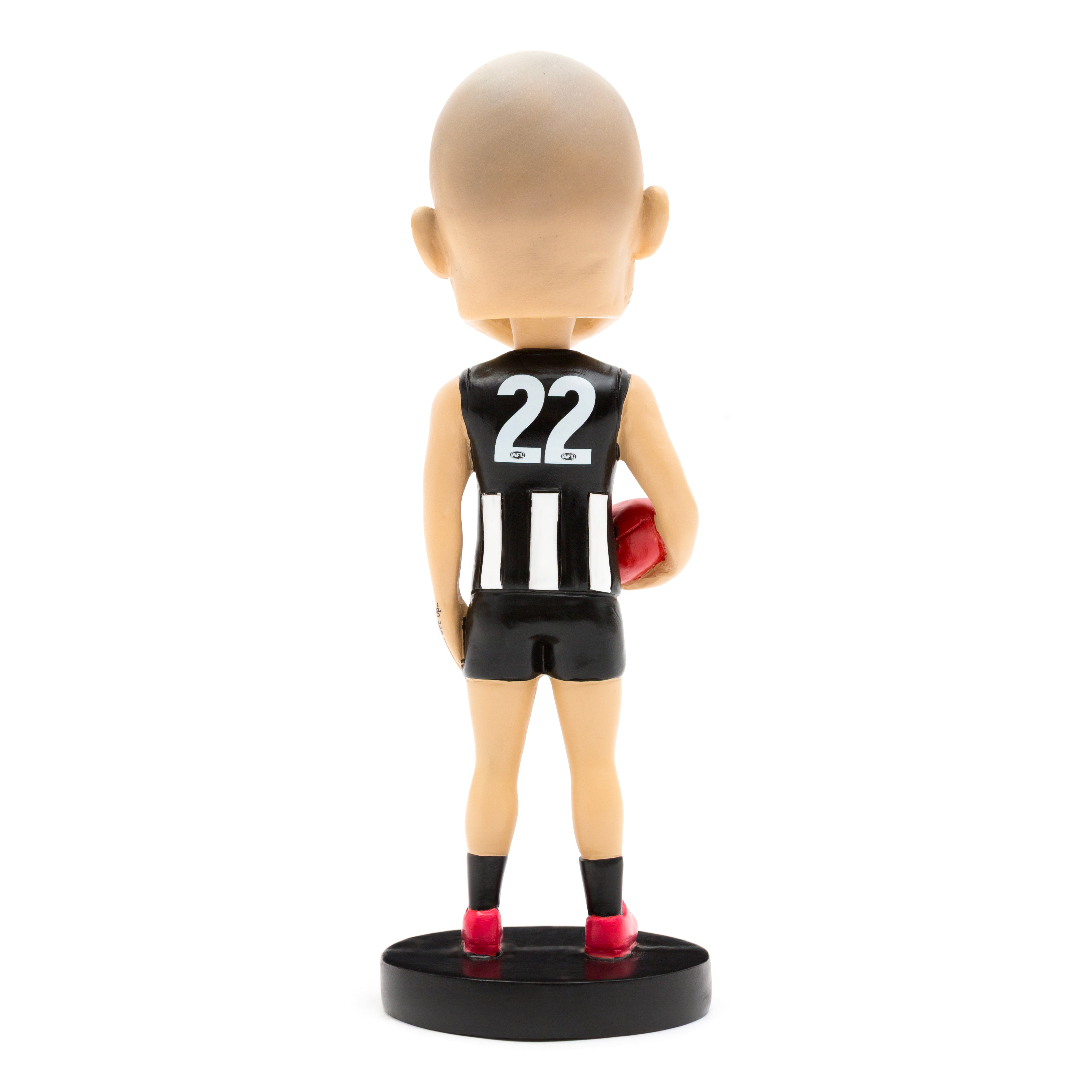 AFL Collingwood Magpies STEELE SIDEBOTTOM Bobblehead Collectable 18cm tall