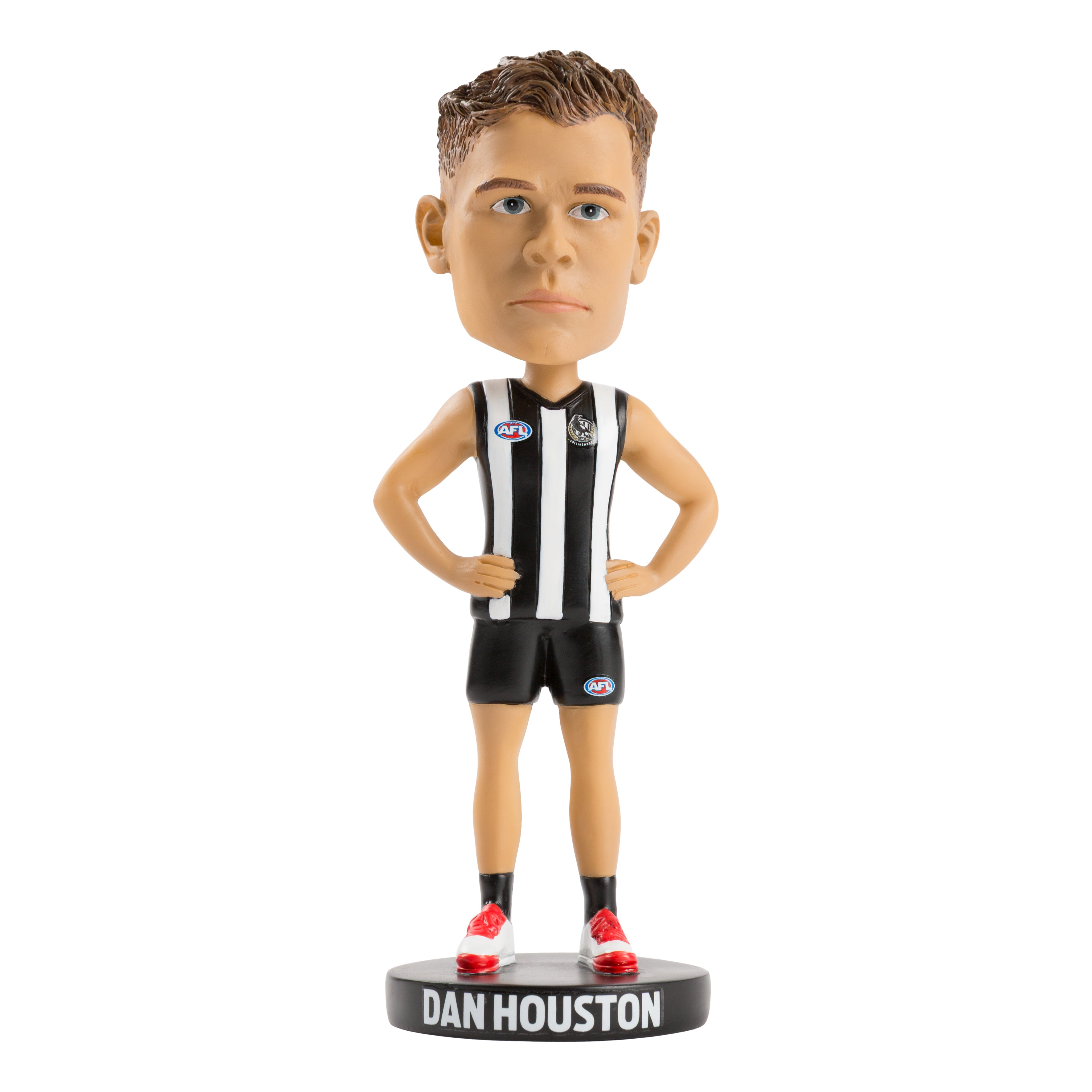 AFL Collingwood Magpies DAN HOUSTON Bobblehead Collectable 18cm tall Statue