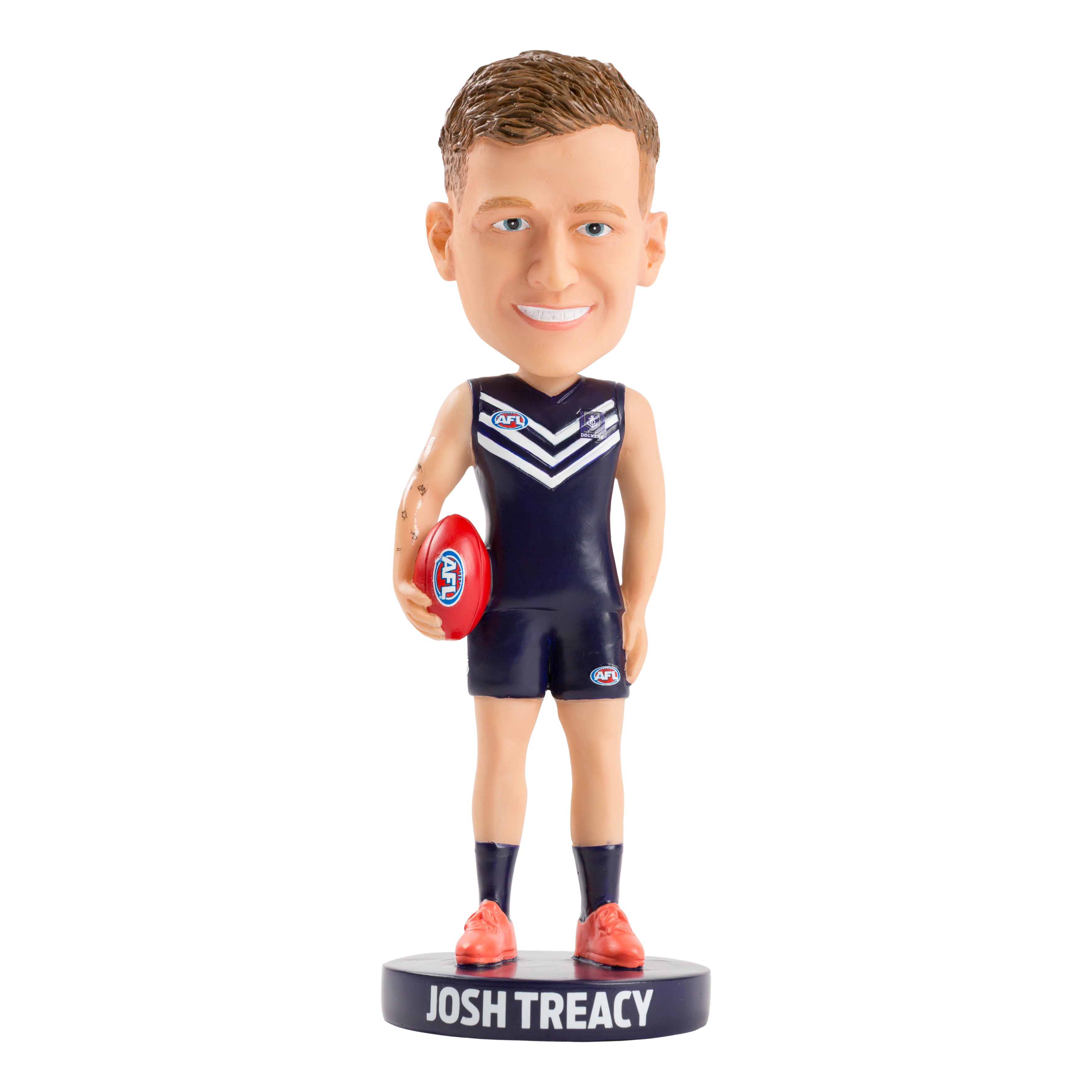 AFL Fremantle Dockers JOSH TREACY Bobblehead Collectable 18cm tall Statue