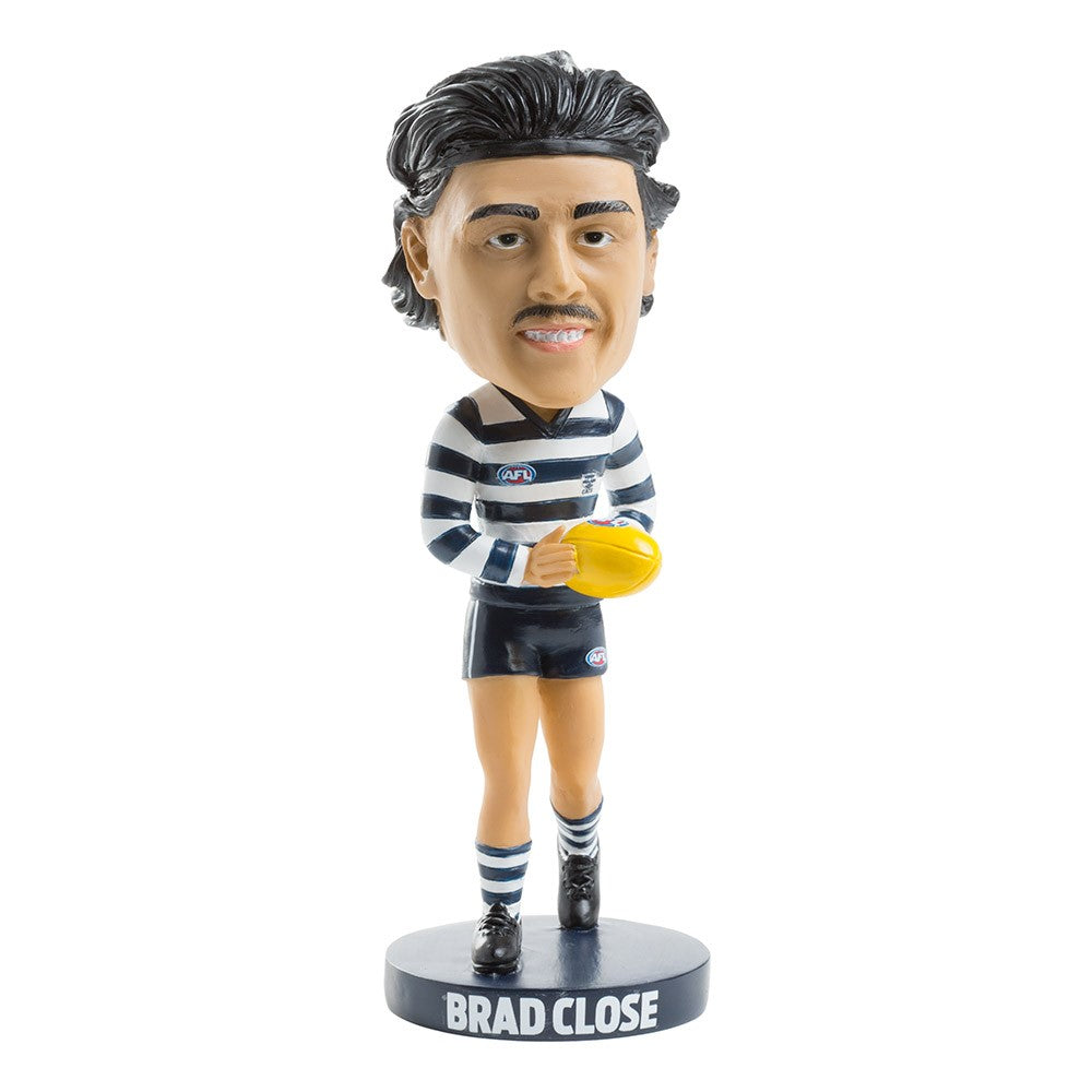 AFL Geelong Cats BRAD CLOSE Bobblehead Collectable 18cm tall