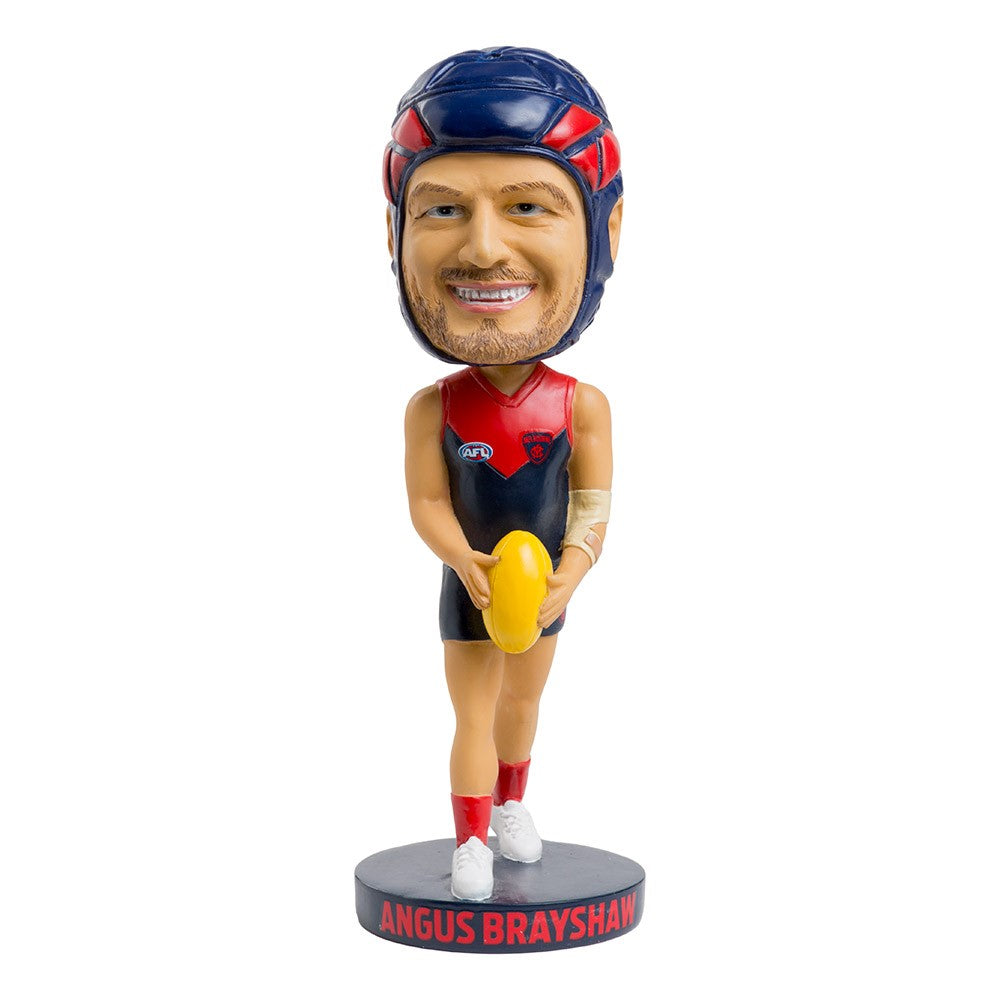 AFL Melbourne Demons ANGUS BRAYSHAW Bobblehead Collectable 18cm tall