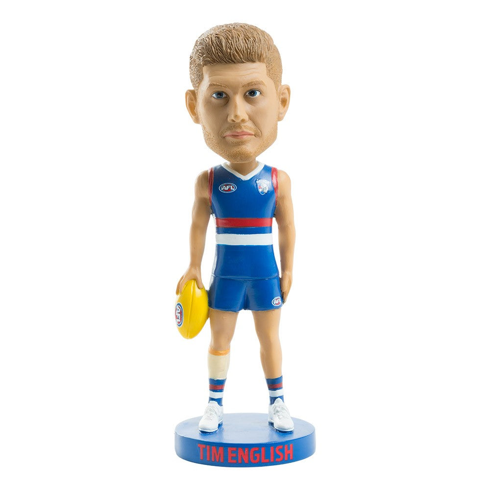 AFL Western Bulldogs TIM ENGLISH Bobblehead Collectable 18cm tall