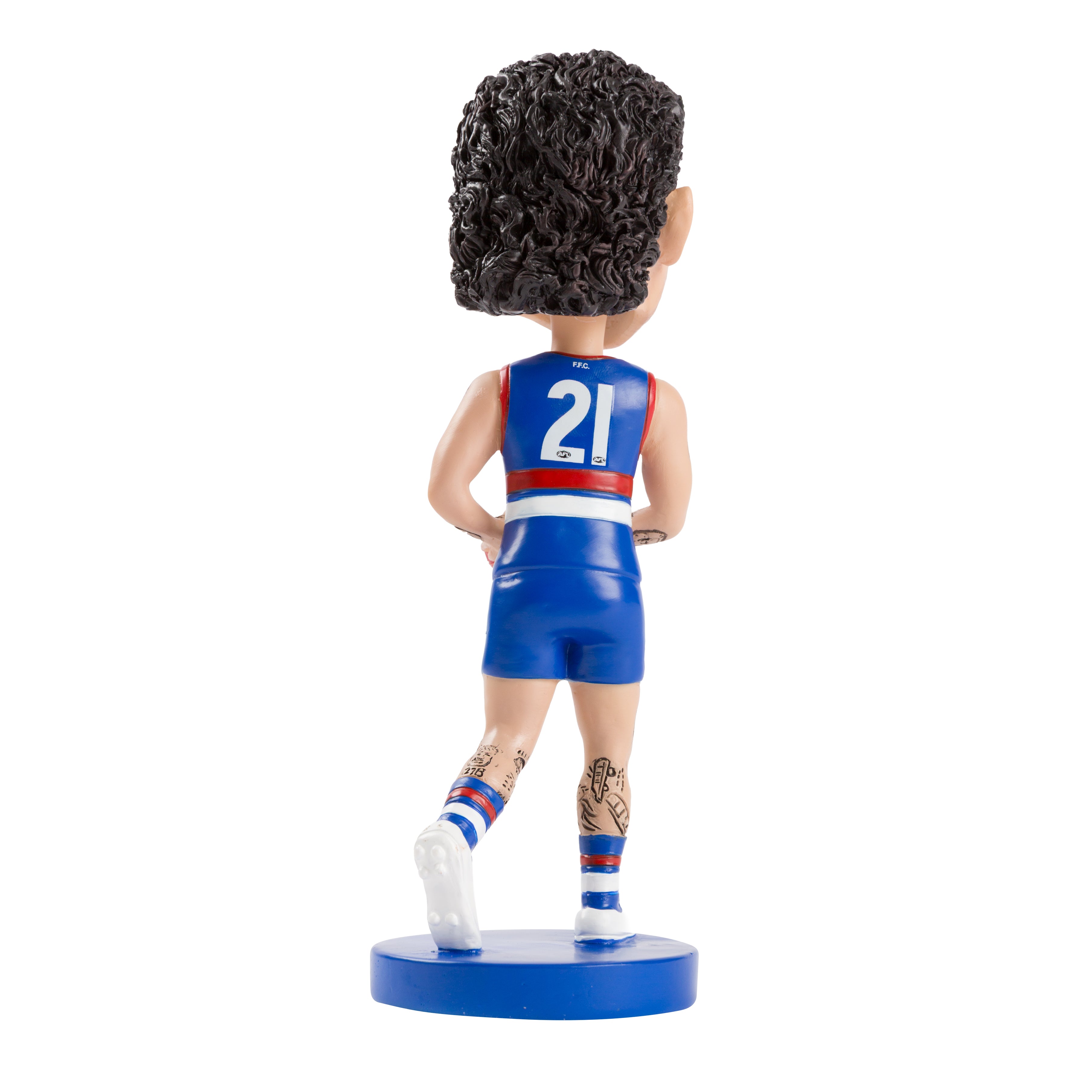 AFL Western Bulldogs TOM LIBERATORE Bobblehead Collectable 18cm tall Statue