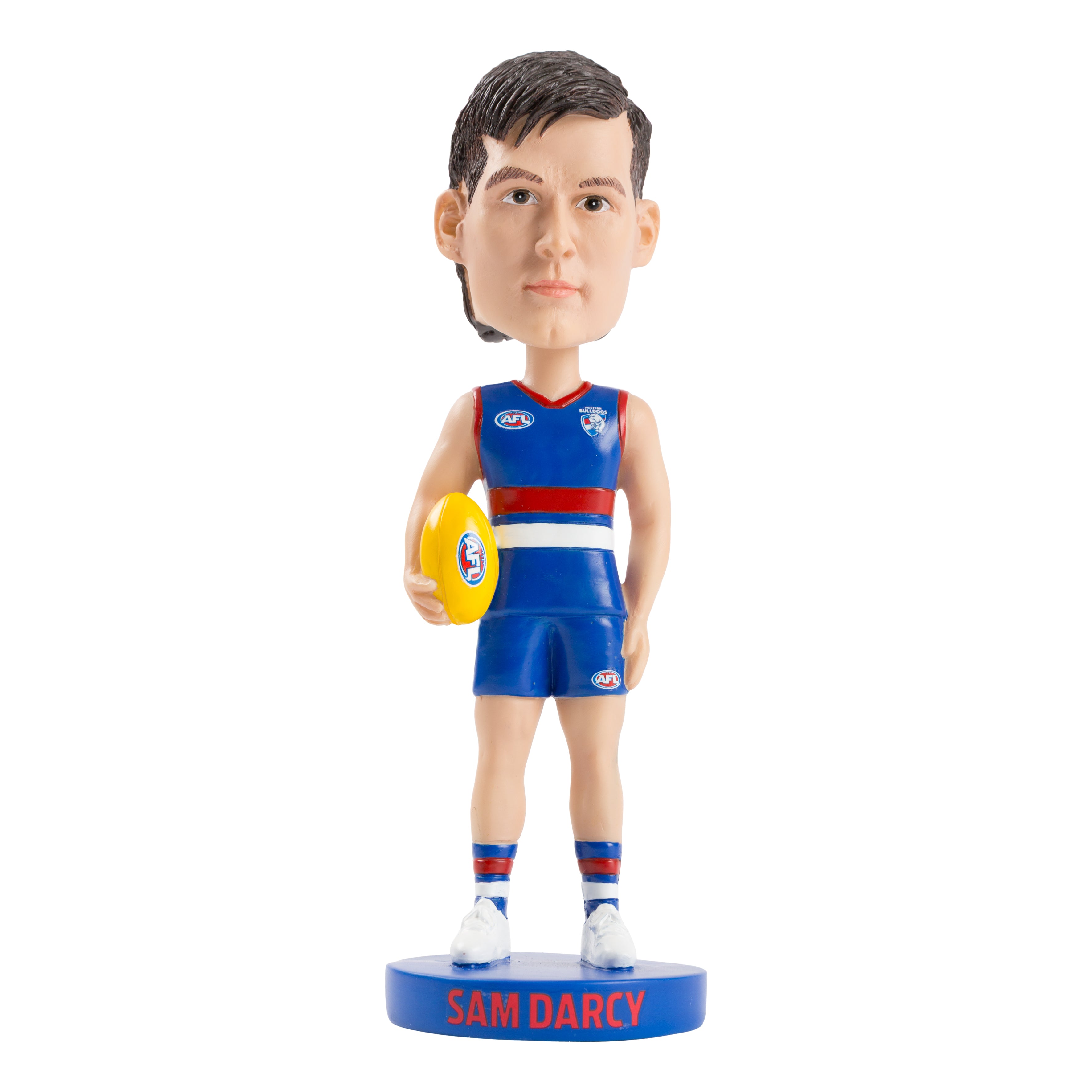 AFL Western Bulldogs SAM DARCY Bobblehead Collectable 18cm tall Statue