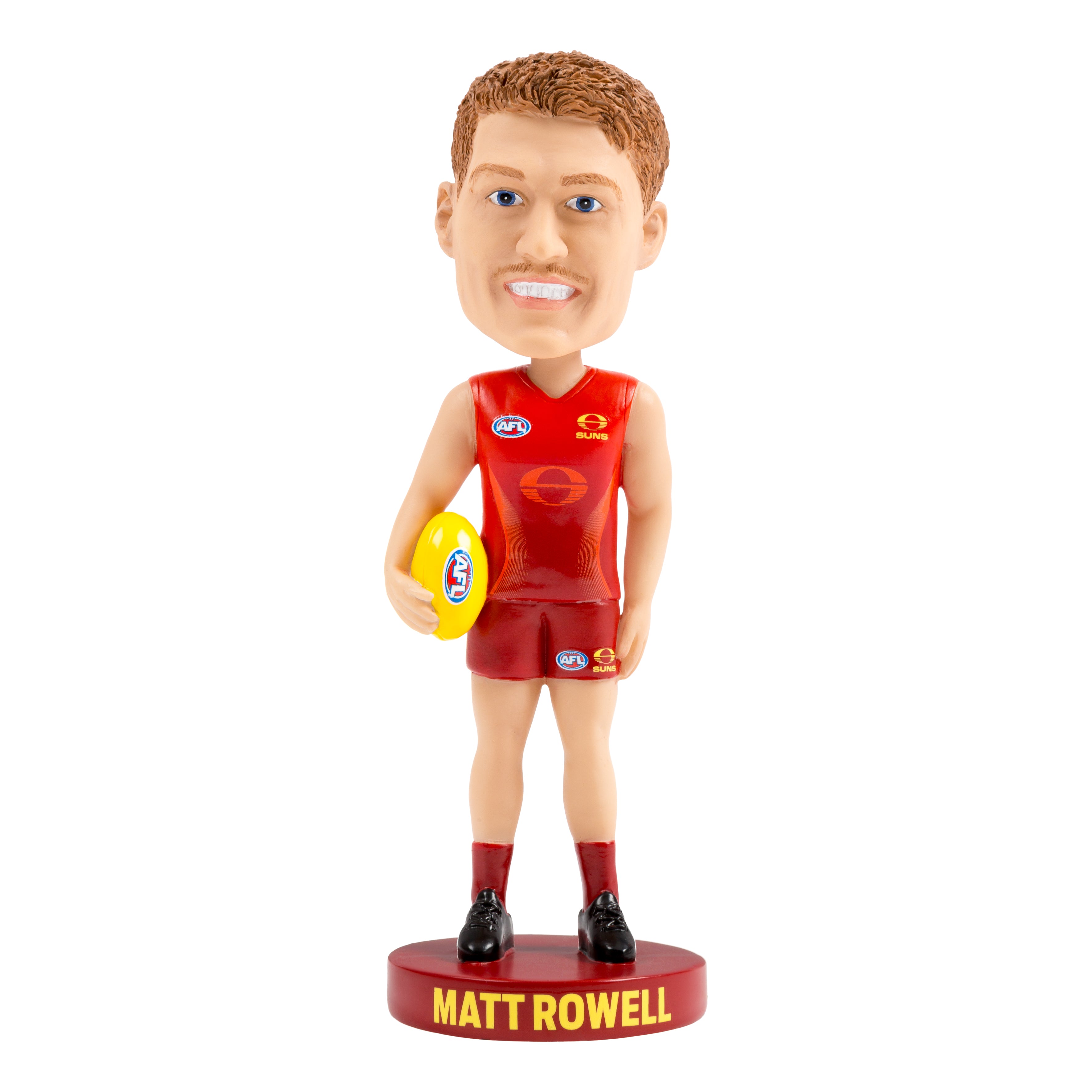 AFL Gold Coast Suns MATT ROWELL Bobblehead Collectable 18cm tall Statue