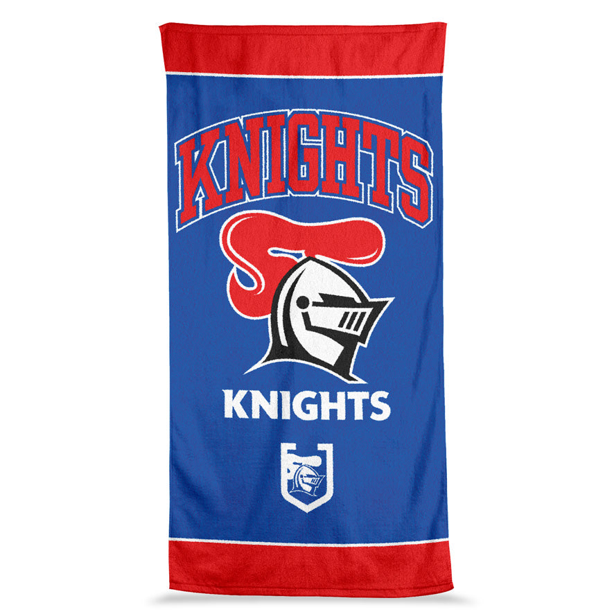 NRL Newcastle Knights Jumbo Beach Towel - 90cm x 170cm