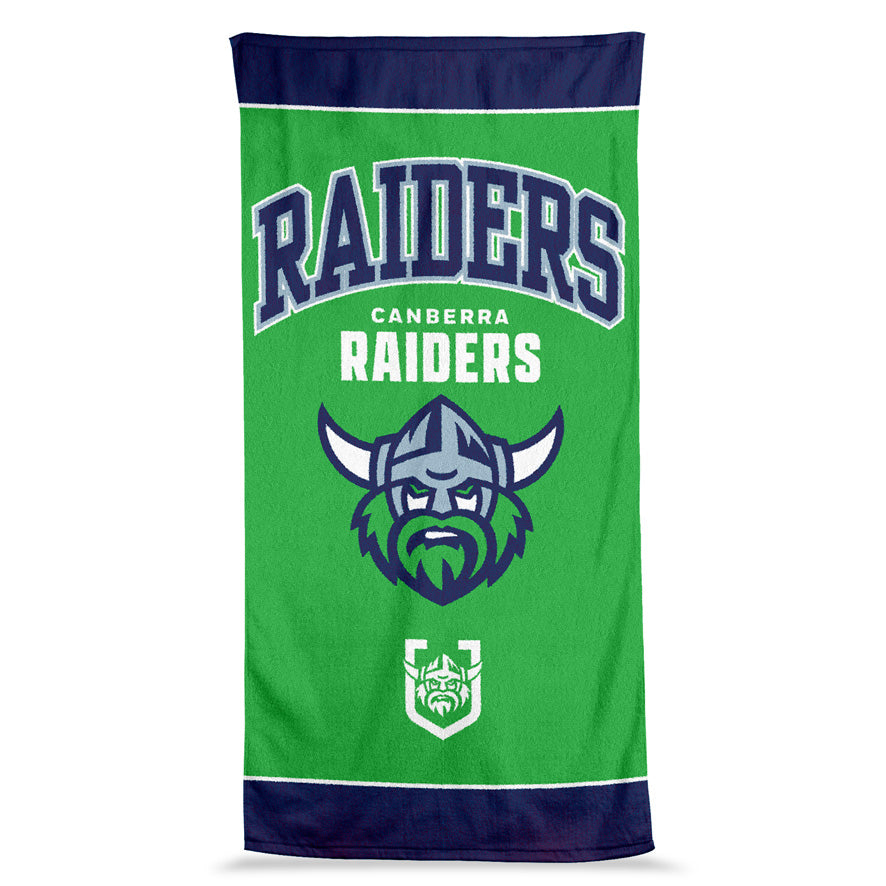 NRL Canberra Raiders Jumbo Beach Towel - 90cm x 170cm