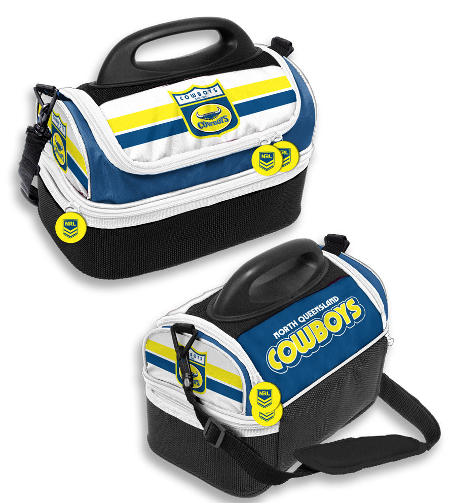 NRL North QLD Cowboys Retro Dome Cooler Bag - Insulated Lunch Box Work School