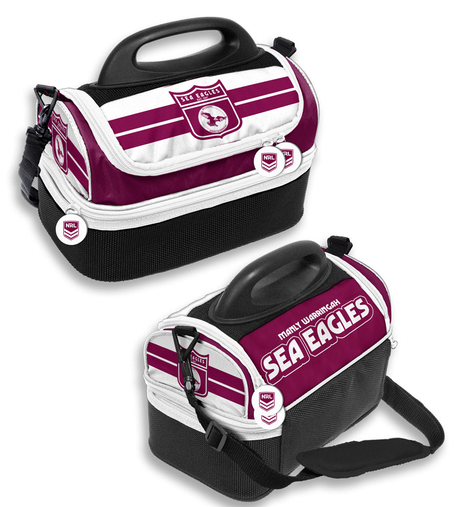 NRL Manly Sea Eagles Retro Dome Cooler Bag - Insulated Lunch Box Work School