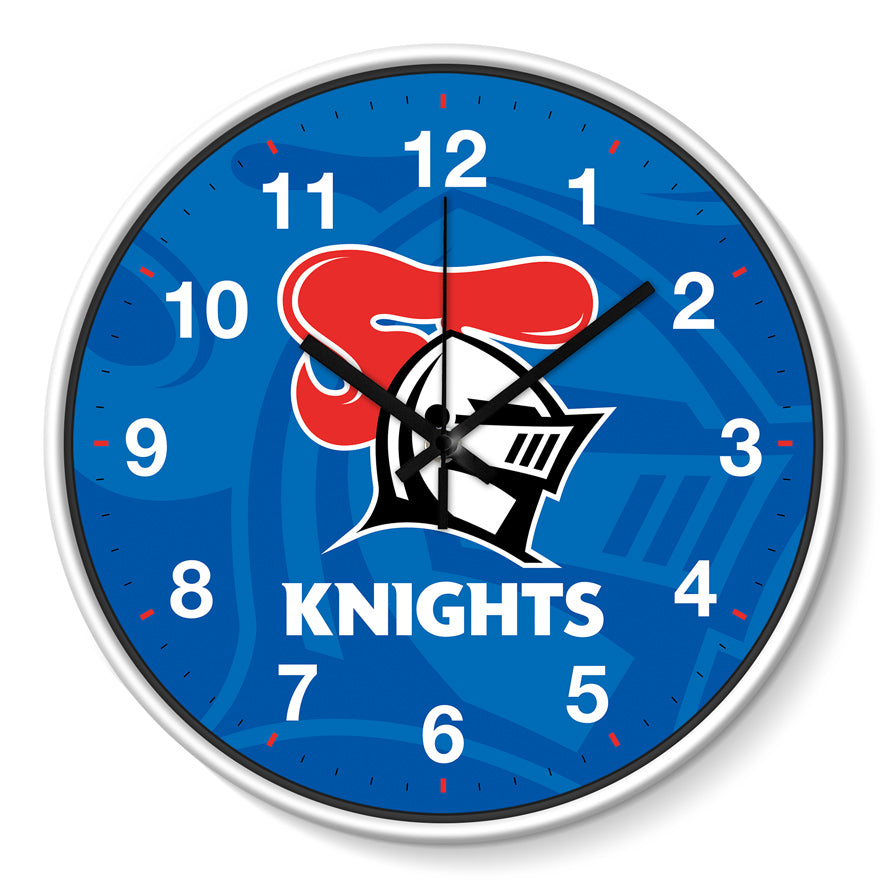 NRL Newcastle Knights Wall Clock 30cm