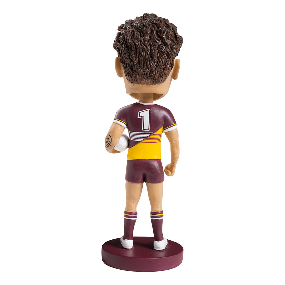 NRL Brisbane Broncos REECE WALSH Bobblehead Collectable 18cm tall Statue
