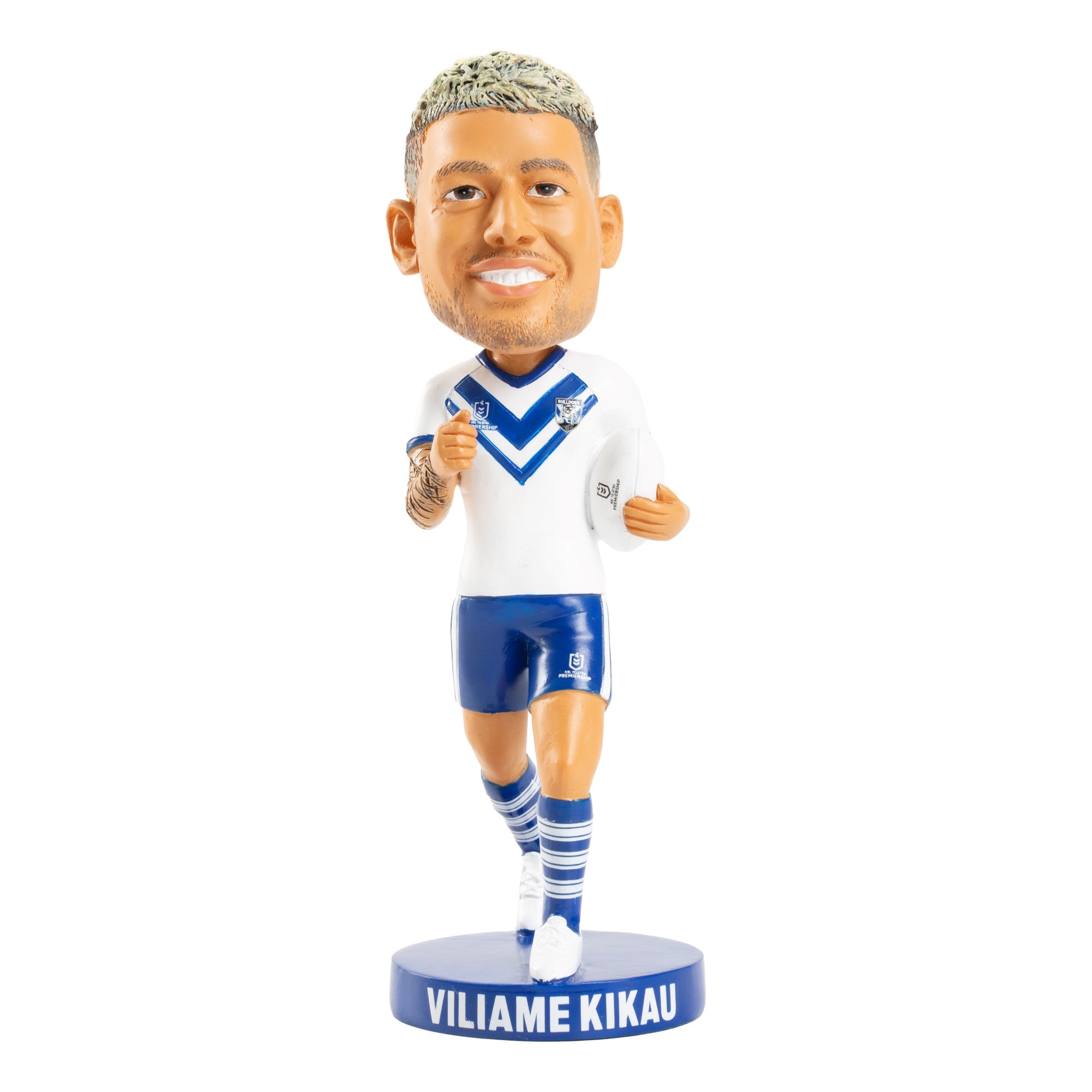NRL Canterbury Bulldogs VILIAME KIKAU Bobblehead Collectable 18cm tall