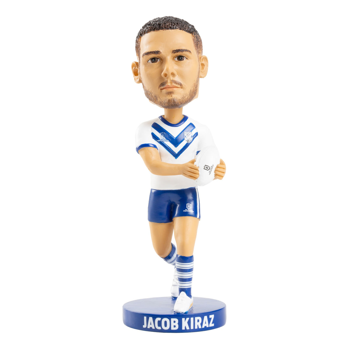 NRL Canterbury Bulldogs JACOB KIRAZ Bobblehead Collectable 18cm tall