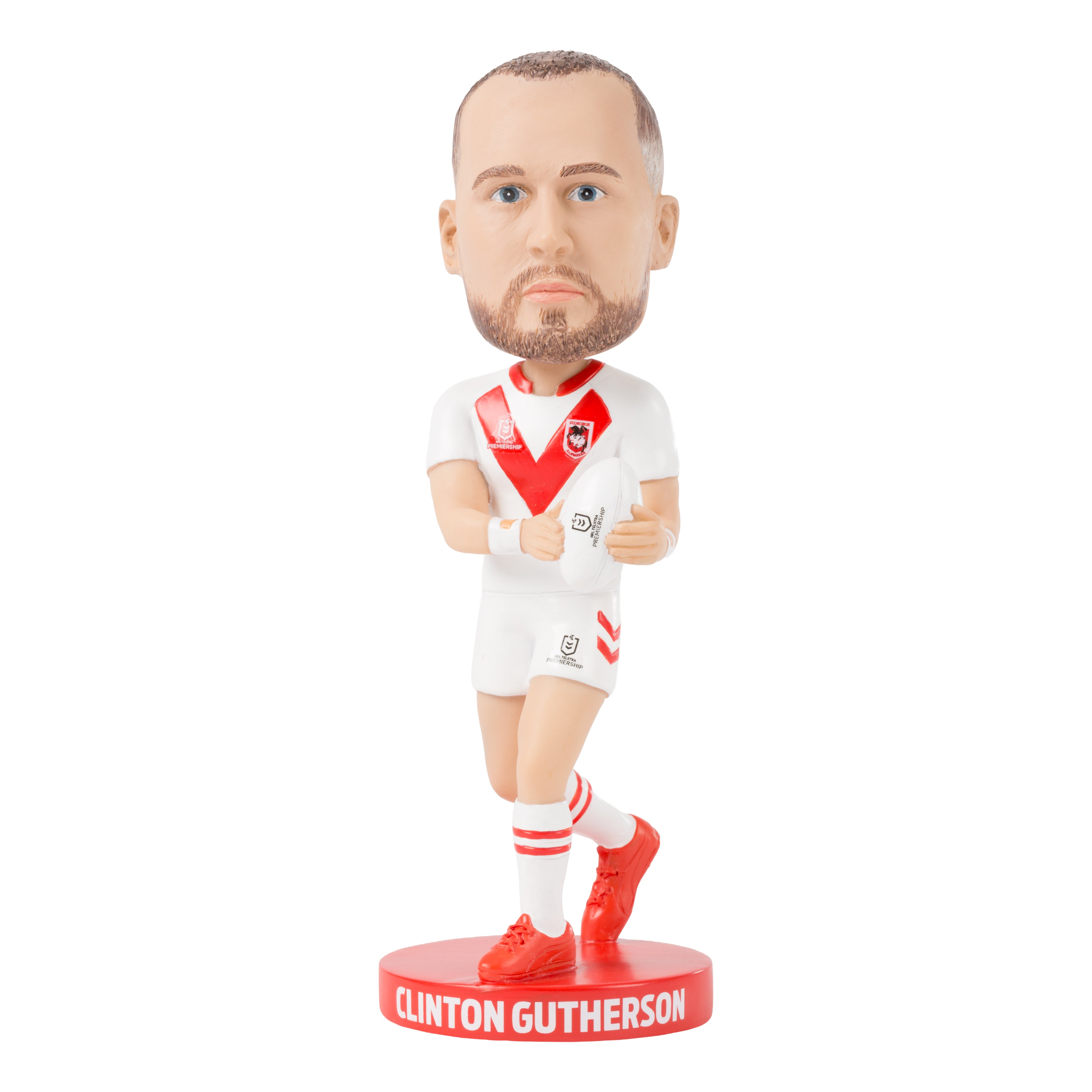 NRL St George Dragons CLINT GUTHERSON Bobblehead Collectable 18cm tall Statue