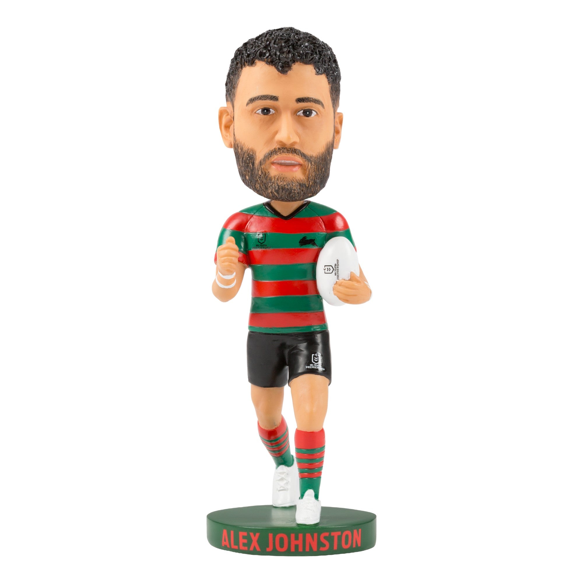 NRL South Sydney Rabbitohs ALEX JOHNSTON Bobblehead Collectable 18cm tall