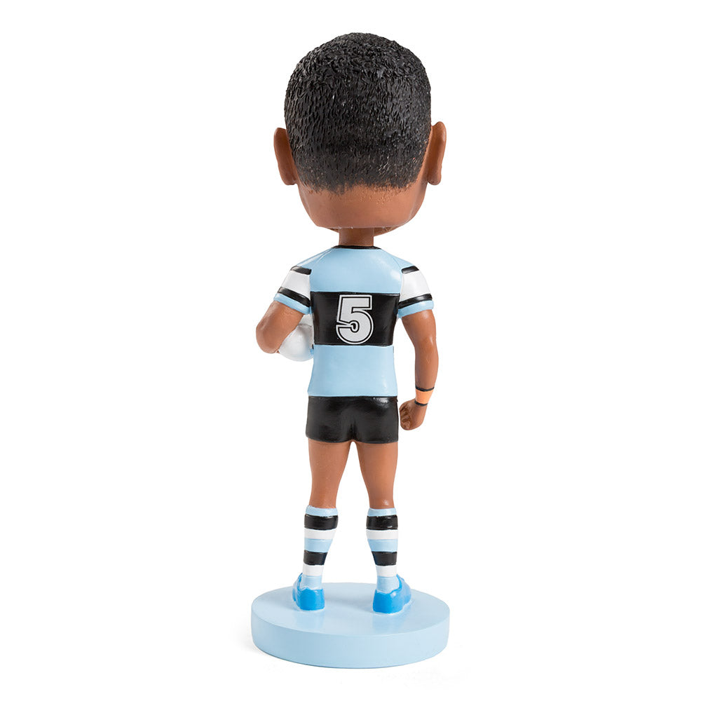 NRL Cronulla Sharks RONALDO MULITALO Bobblehead Collectable 18cm tall