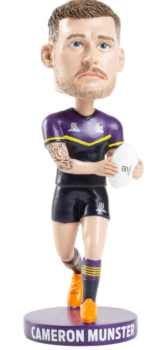 NRL Melbourne Storm CAMERON MUNSTER Bobblehead Collectable 18cm tall
