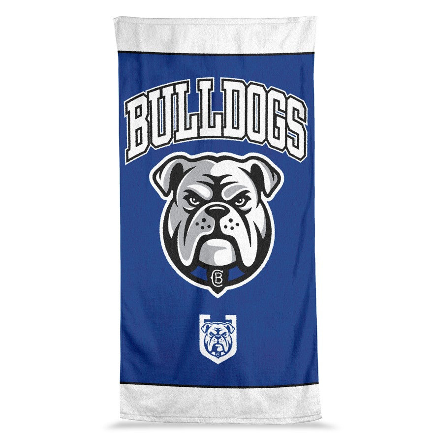 NRL Canterbury Bankstown Bulldogs Jumbo Beach Towel - 90cm x 170cm