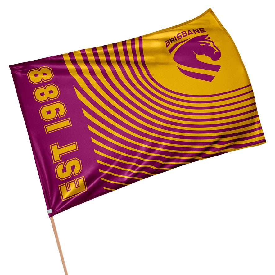 NRL Brisbane Broncos - Game Day Flag - 90cm x 60cm