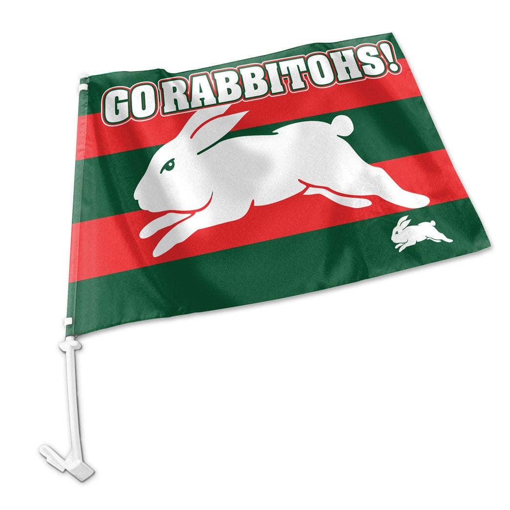 NRL South Sydney Rabbitohs - Car Flag - 49cm x 30cm